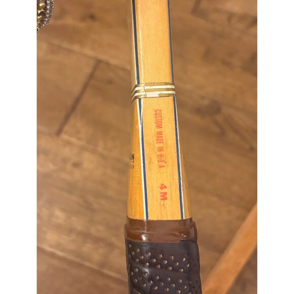 TAD Davis Classic II Clasiden Tennis Racquet Custom Made In USA 4 vintage wood - Picture 7 of 10